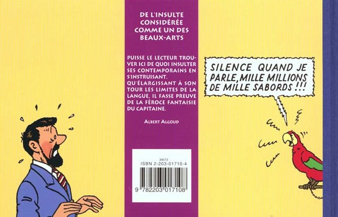 Livre Le Haddock illustré : L'intégrale des jurons du capitaine - Albert Algoud (Livre d'occasion)