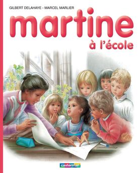 Livre Martine à l'école - Gilbert Delahaye (Livre d'occasion)