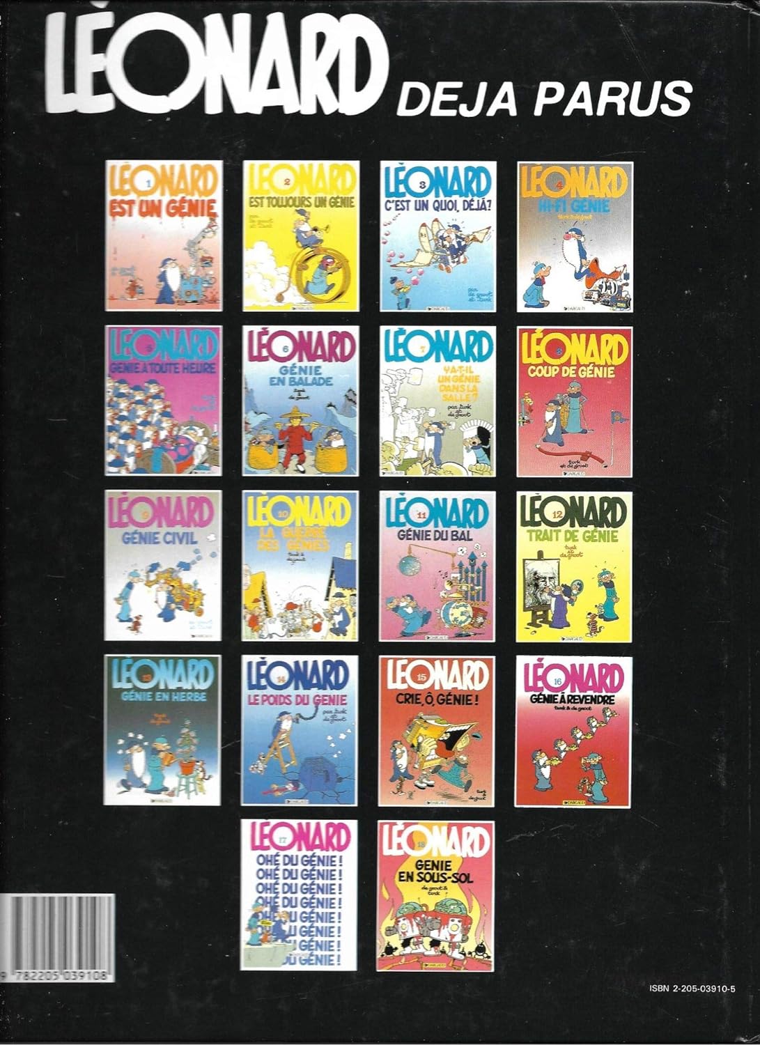 Léonard # 18 : Génie en sous-sol (De Groot)
