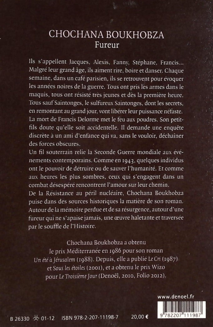 Fureur (Chochana Boukhobza)