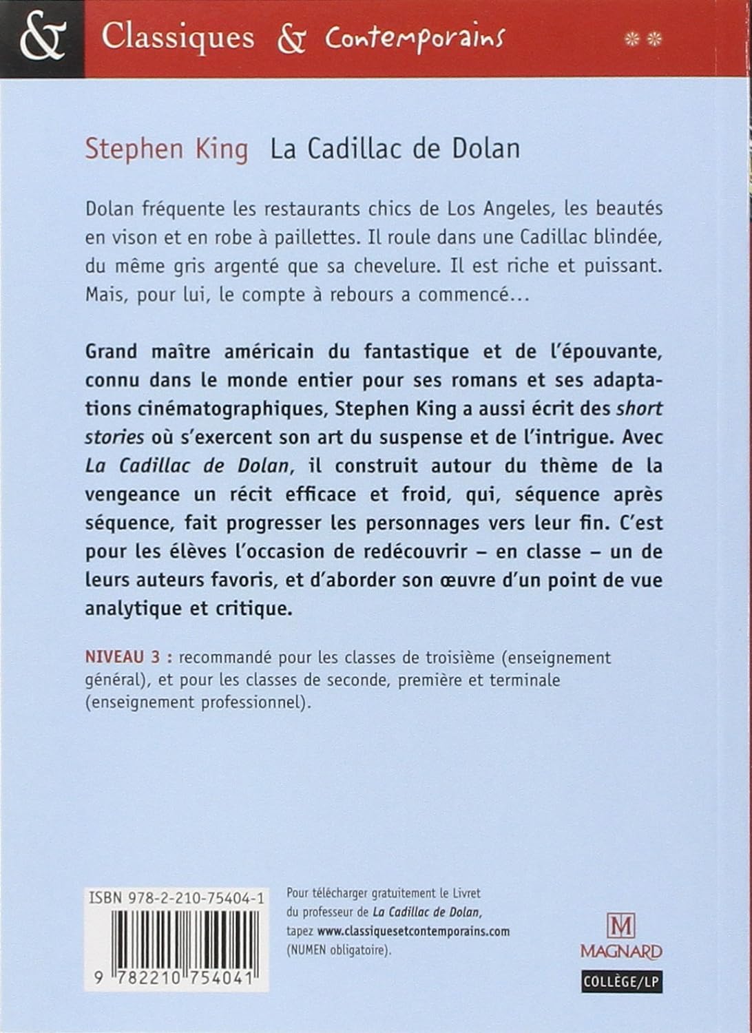 La cadillac de Dolan (Stephen King)