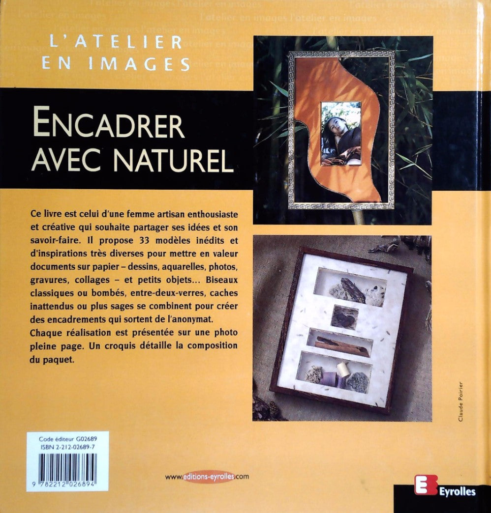 Livre Encadrer avec naturel - Brigitte Granier (Livre d'occasion) - ISBN 2212026897