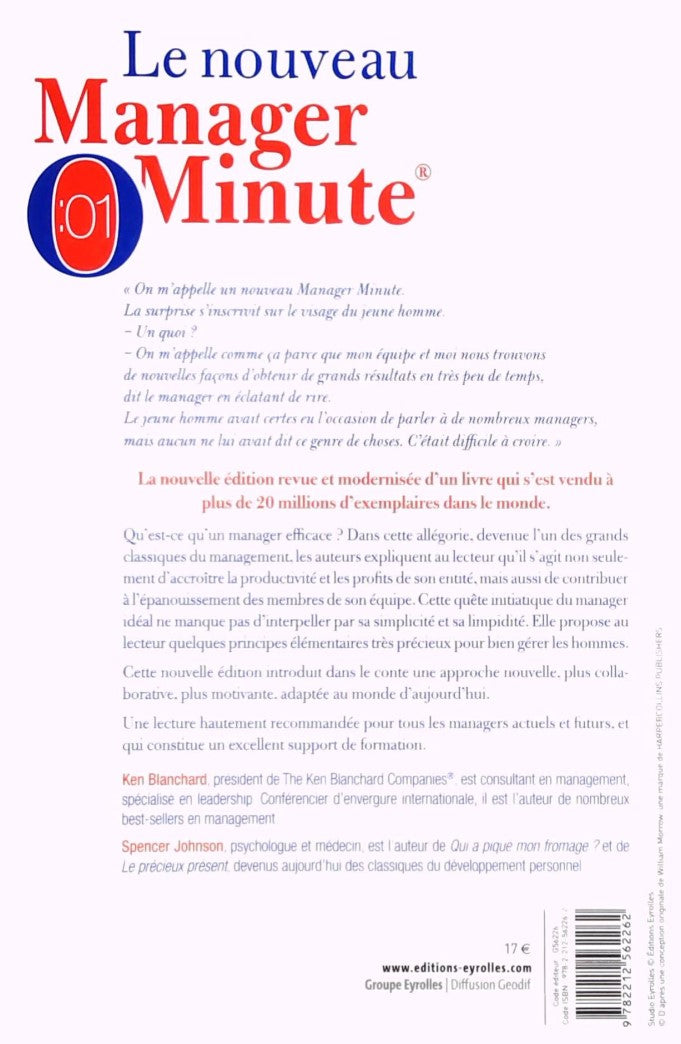 Livre Le nouveau manager minute: Réussir vite et mieux dans un monde en pleine mutation (Ken...