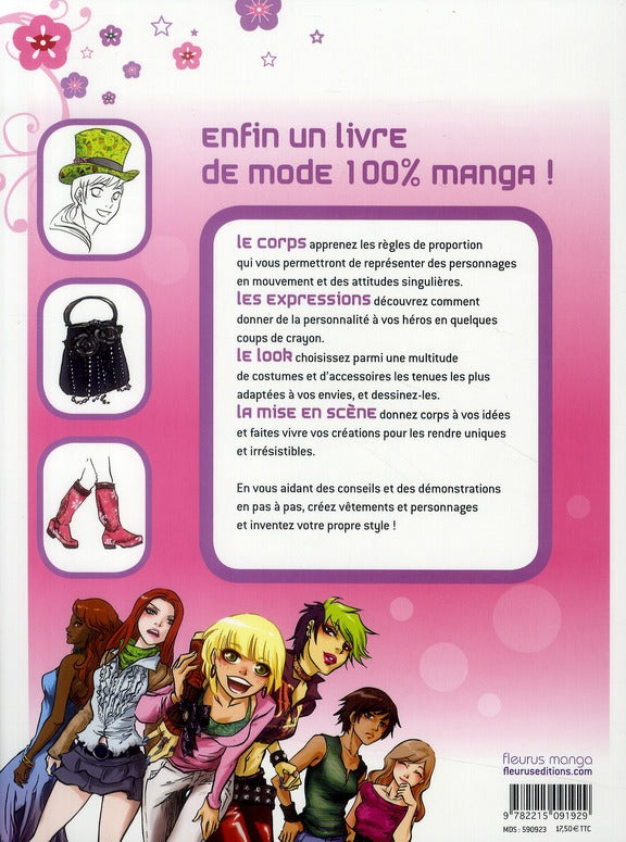Livre Le dessin de mode manga - Irène Flores (Livre d'occasion) - ISBN 2215091924