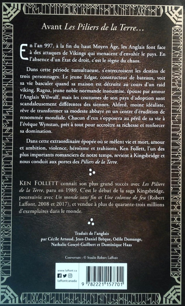 Livre Le crépuscule et l'aube - Ken Follett (Livre d'occasion) - ISBN 2221157702