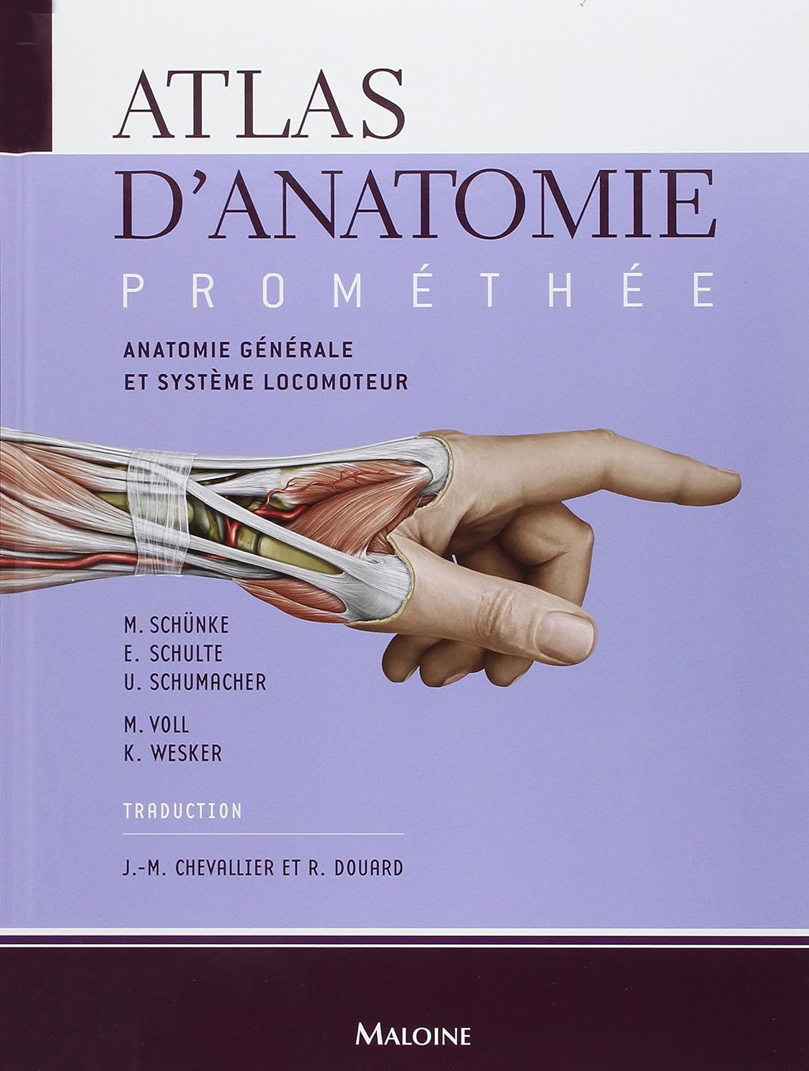 Livre Atlas d'anatomie Prométhée : Anatomie générale et système locomoteur - Collectif (Livre d'o...