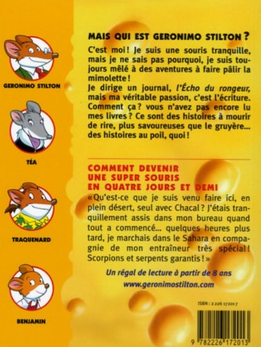 Livre Comment devenir une super souris en quatre jours… et demi - Geronimo Stilton (Livre neuf) -...