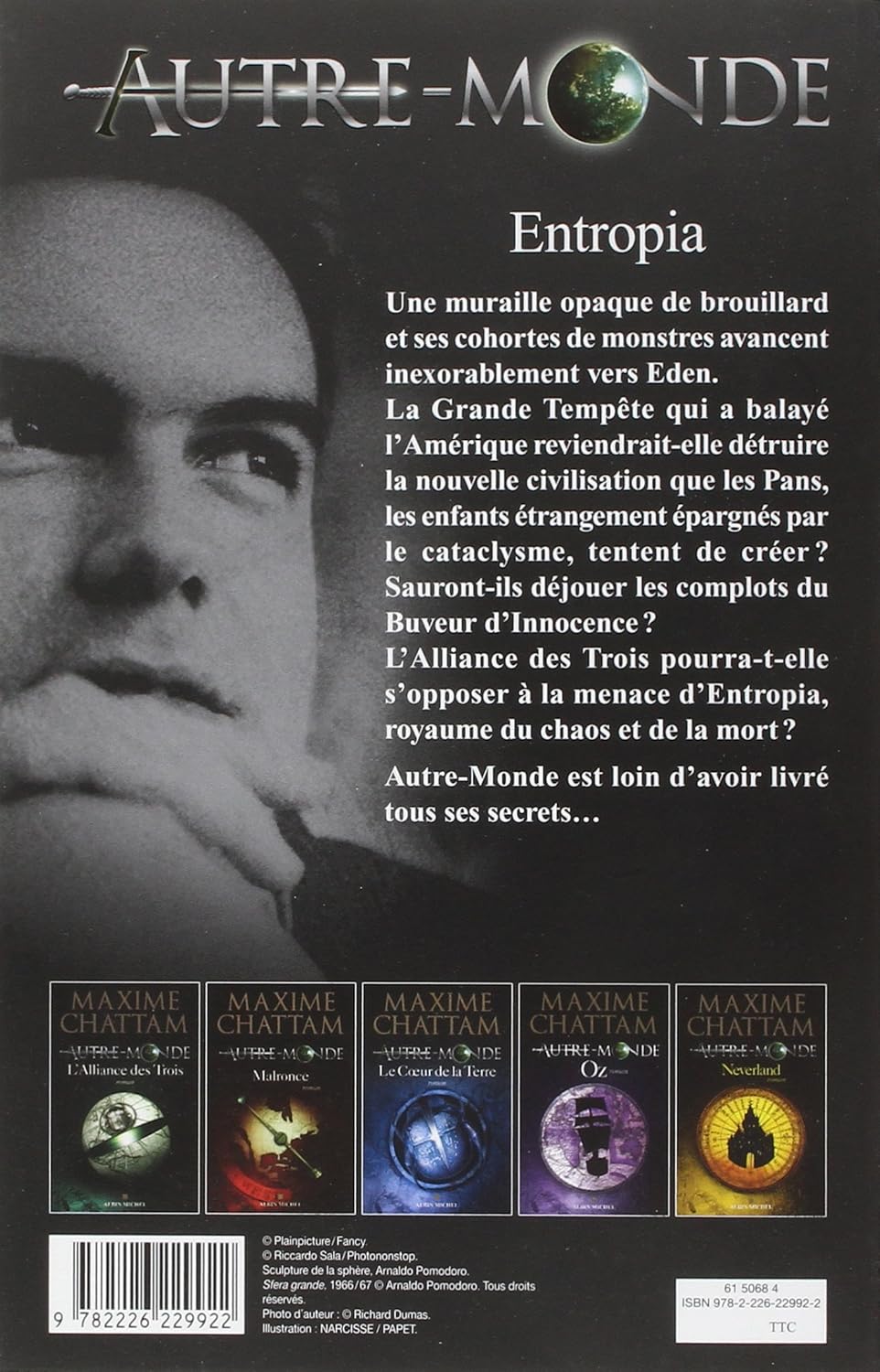 Livre Entropia - Maxime Chattam (Livre neuf) - ISBN 2226229922