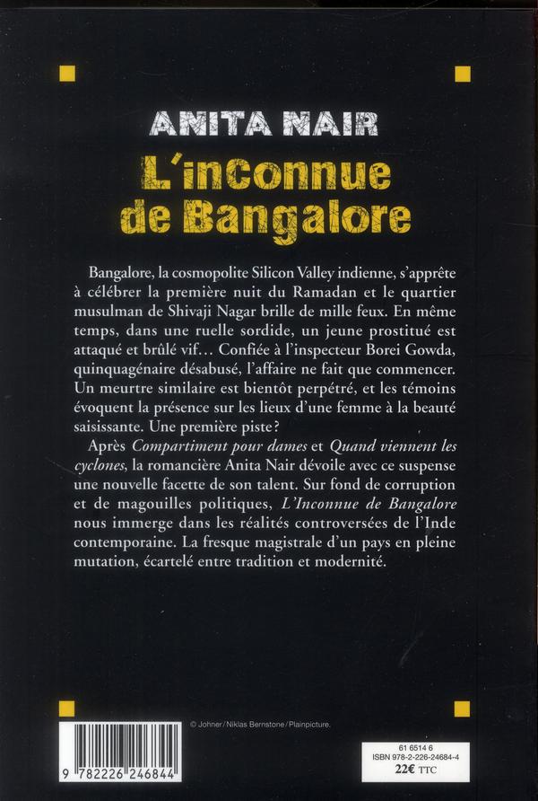 Livre L'inconnue de Bangalore - Anita Nair (Livre d'occasion) - ISBN 2226246843