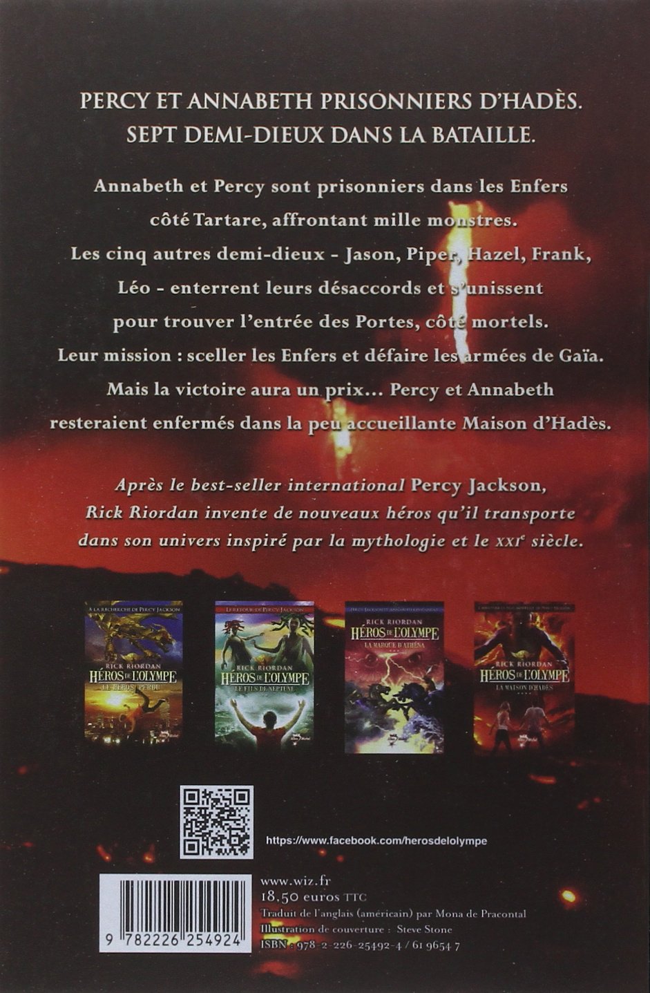 Héros de l'Olympe # 4 : La maison d'Hadès (Rick Riordan)