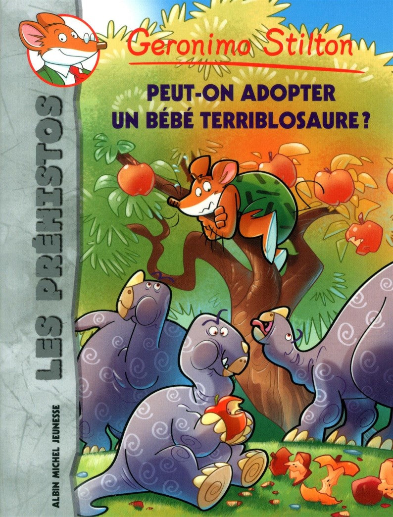 Livre Peut-on adopter un bébé terriblosaure? - Geronimo Stilton (Livre d'occasion) - ISBN 2226257608