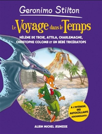 Livre Hélène de Troie, Attila, Charlemagne, Christophe Colomb et un bébé Tricératops - Geronimo S...