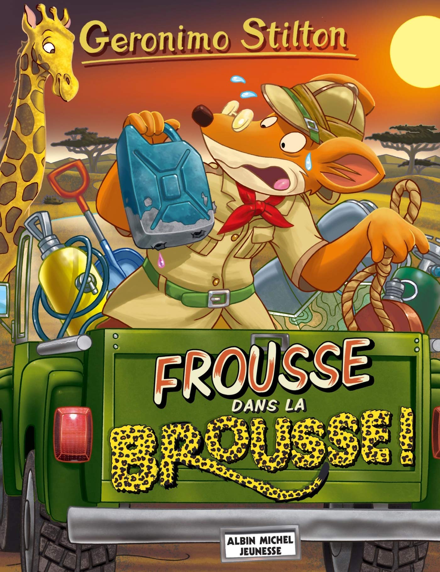 Livre Frousse dans la brousse ! - Geronimo Stilton (Livre d'occasion) - ISBN 2226321314