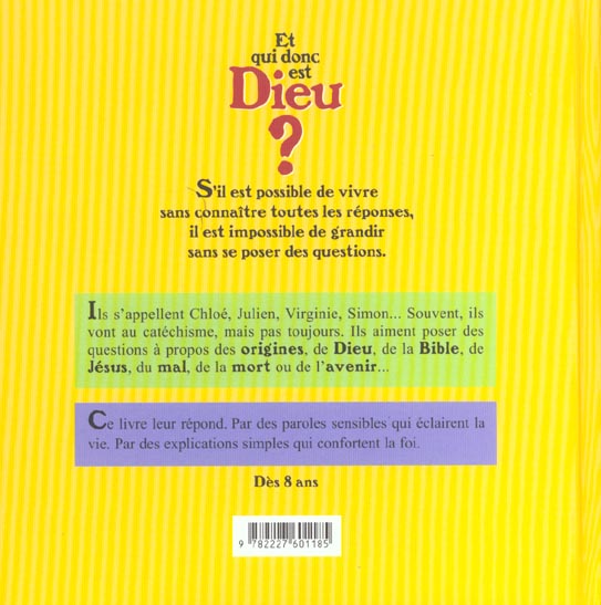 Et qui donc est Dieu ?