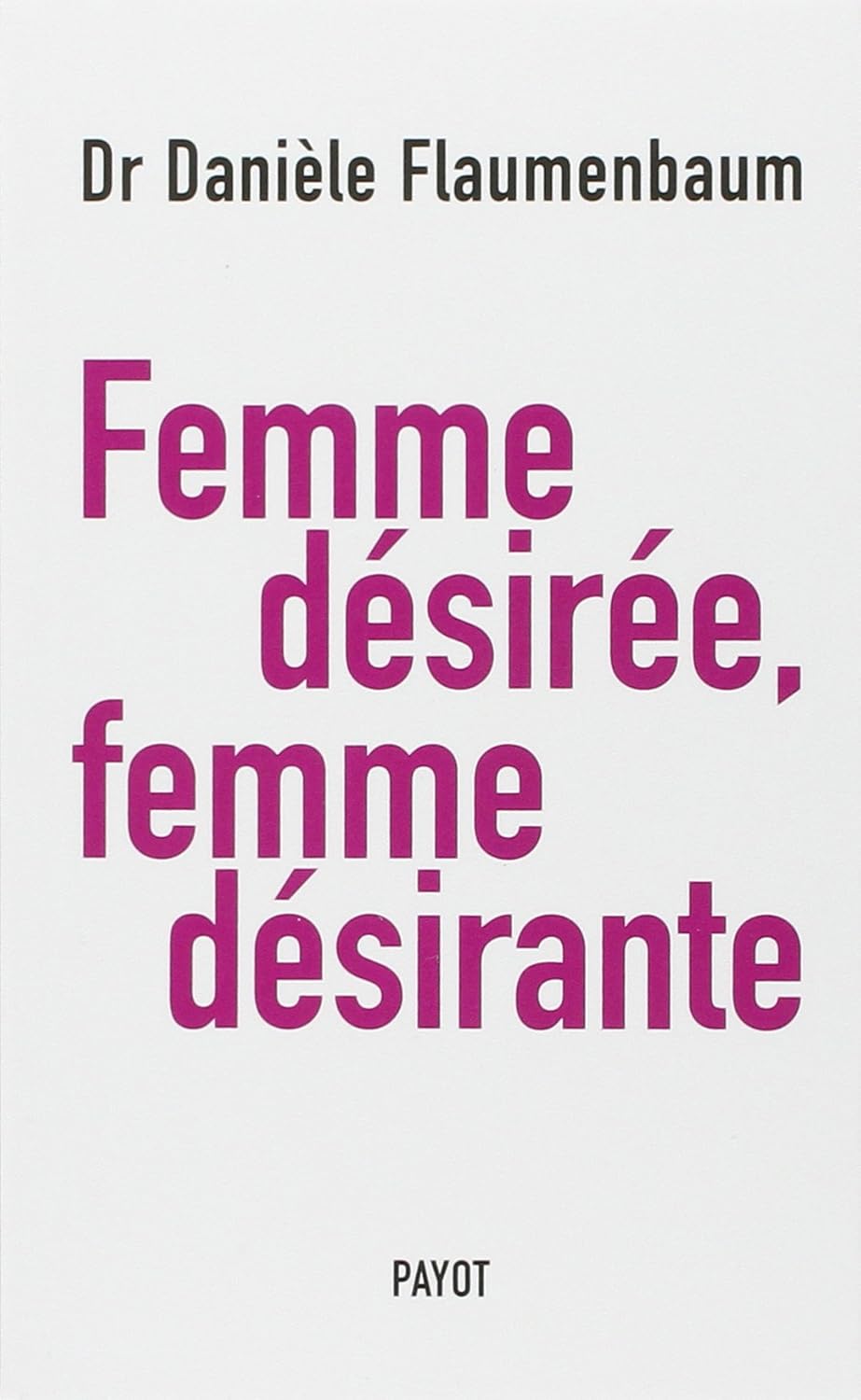 Livre Femme désirée, femme désirante - Dr Danièle Flaumenbaum (Livre d'occasion) - ISBN 2228900753
