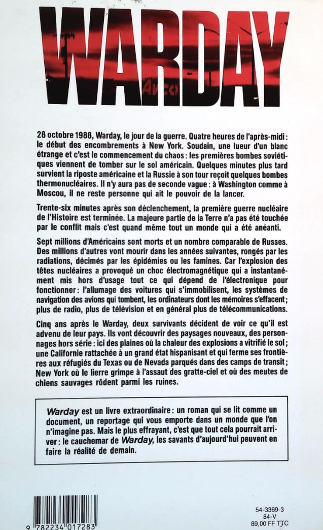 Livre War Day : Trente-six minutes qui ébranlèrent le monde - W. Strieber (Livre d'occasion) - IS...