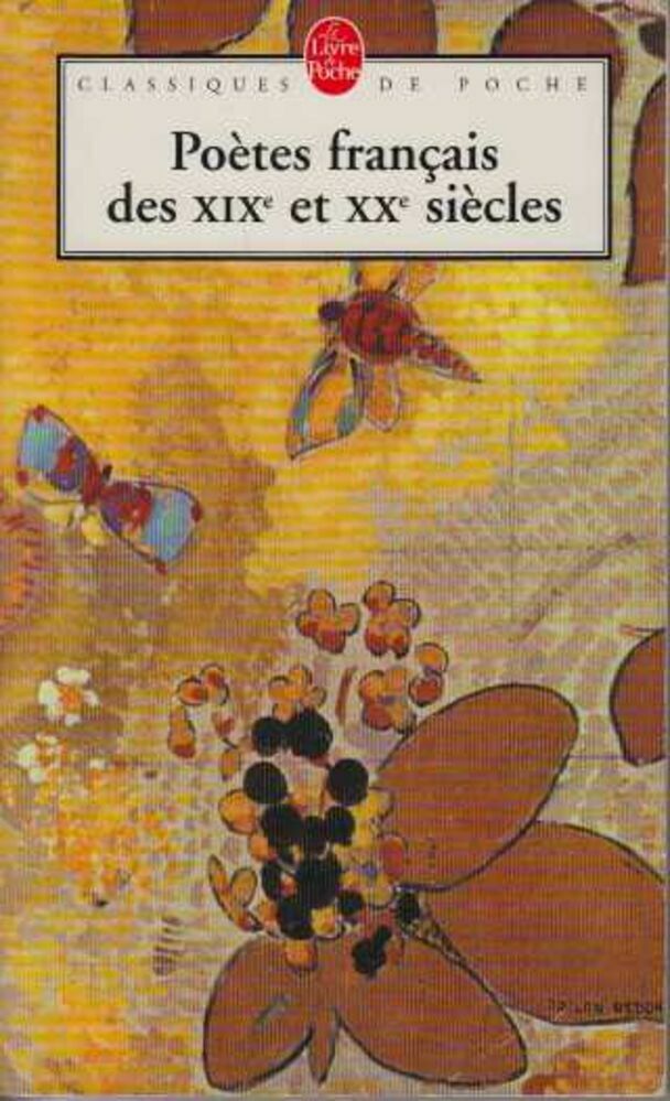 Livre Poètes français des XIXe et Xxe siècles - Collectif (Livre d'occasion) - ISBN 2253040150