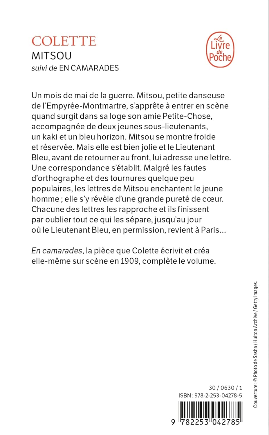 Livre Mirsou -suivi de- En camarades - Colette (Livre neuf) - ISBN 2253042781