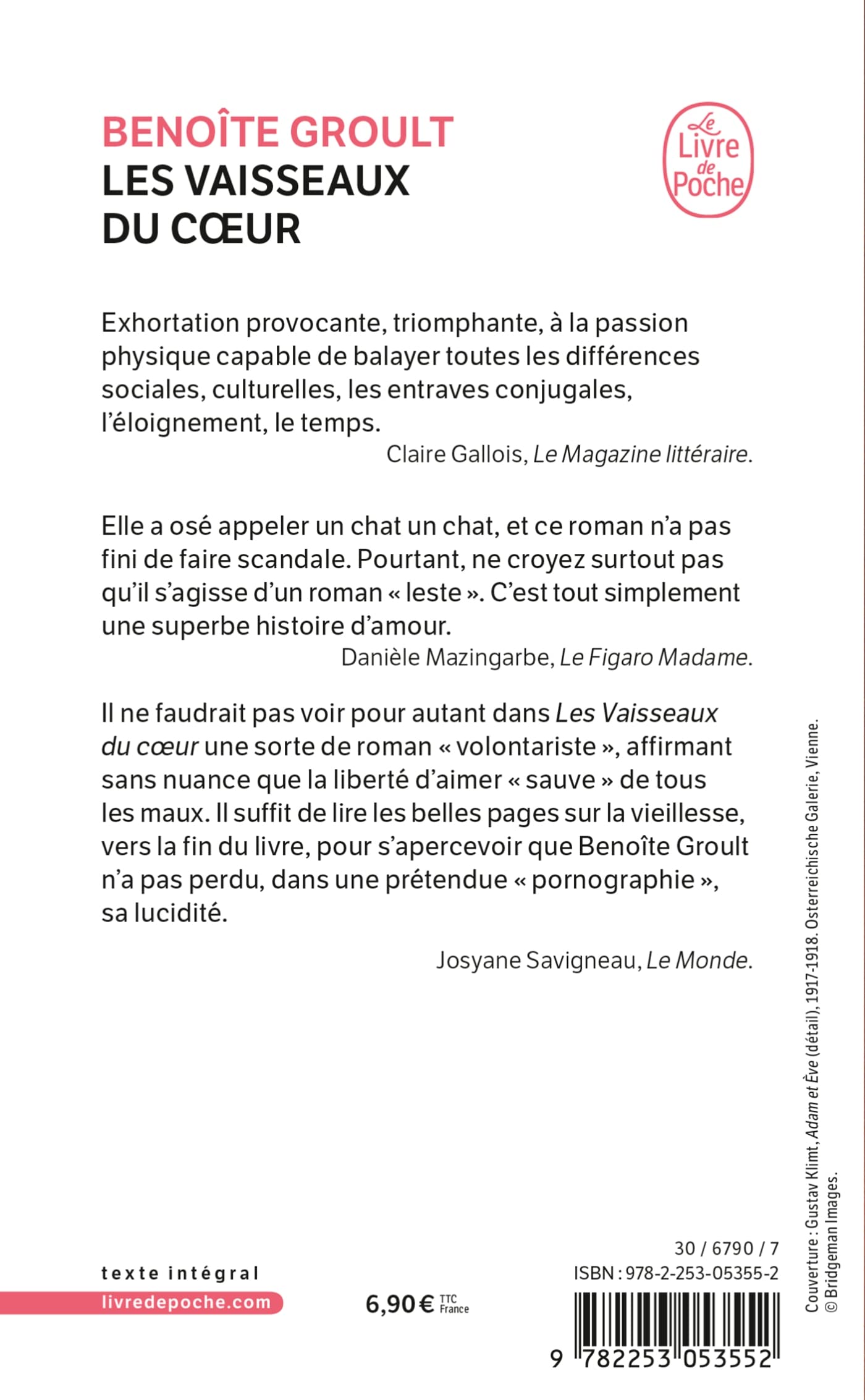 Les vaisseaux du coeur (Benoîte Groult)