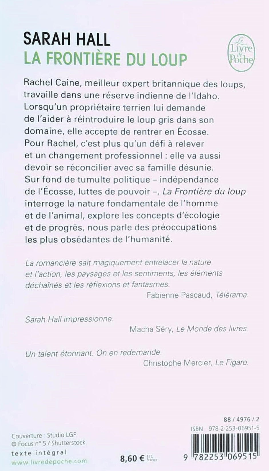 Livre La frontière du loup - Sarah Hall (Livre d'occasion) - ISBN 2253069515