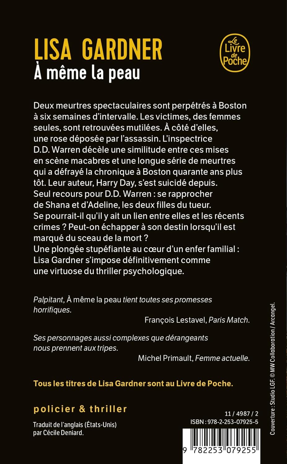 Livre À même la peau - Lisa Gardner (Livre d'occasion)