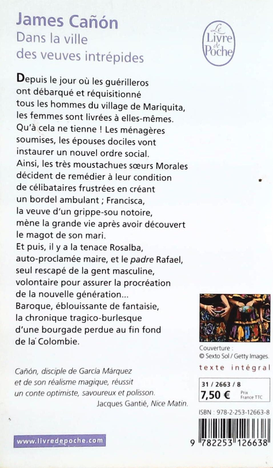 Livre Dans la ville des veuves intrépides - James Cañón (Livre d'occasion)