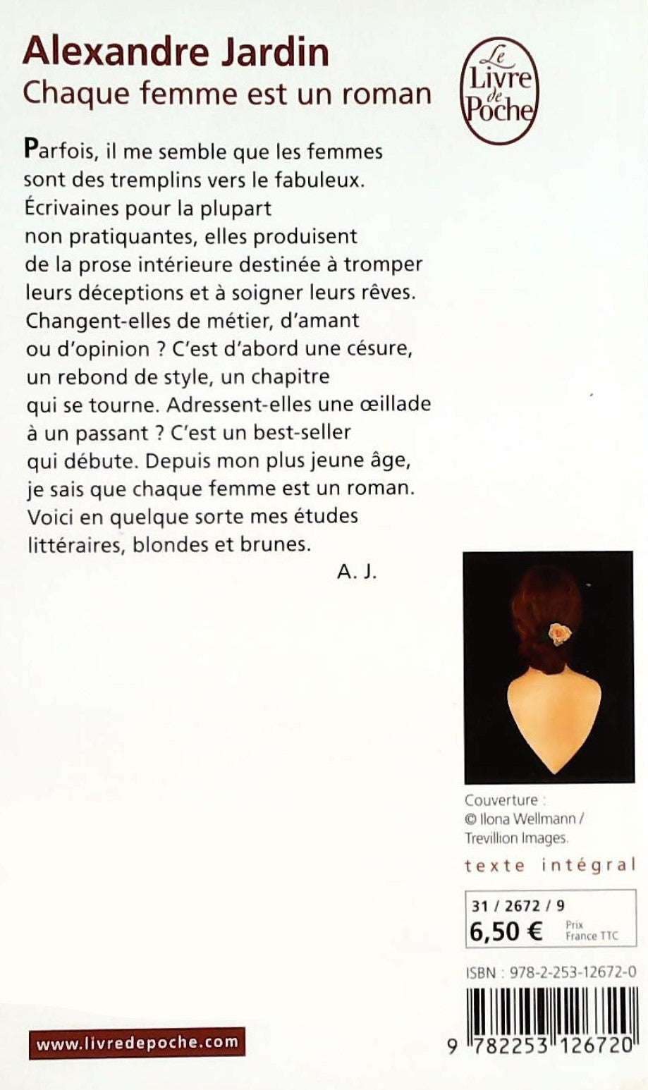 Chaque femme est un roman (Alexandre Jardin)