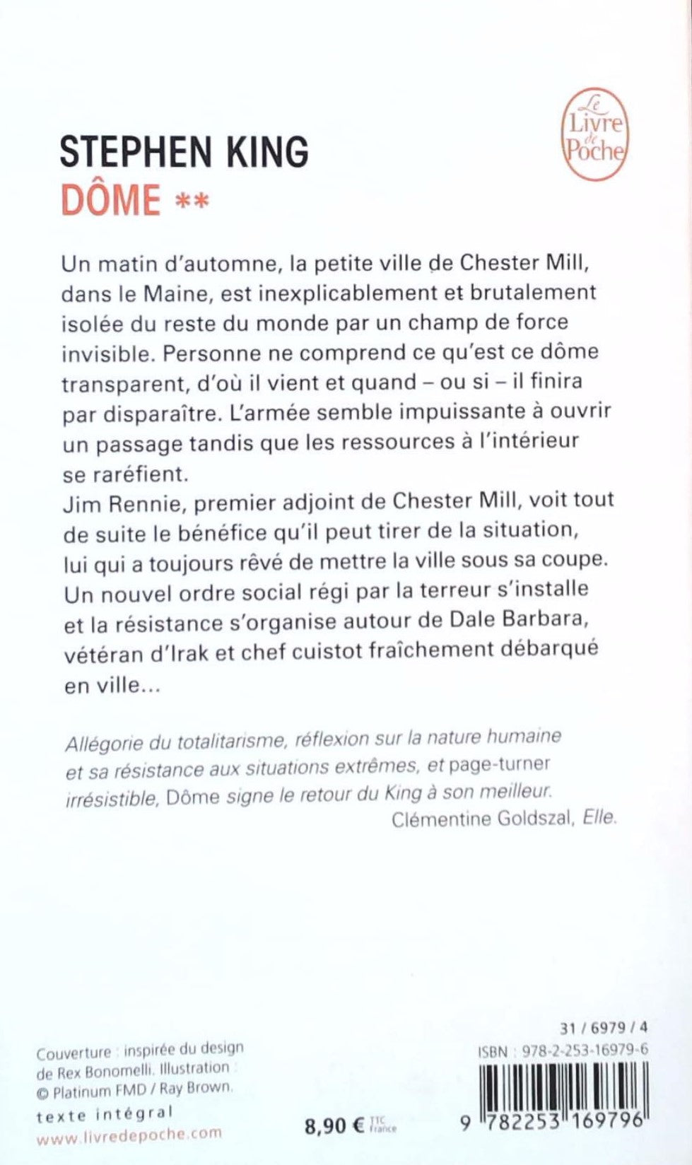 Livre Dôme - Stephen King (Livre d'occasion) - ISBN 225316979X