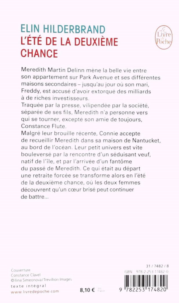 Livre L'été de la Deuxième Chance - Elin Hildebrand (Livre d'occasion) - ISBN 2253174823