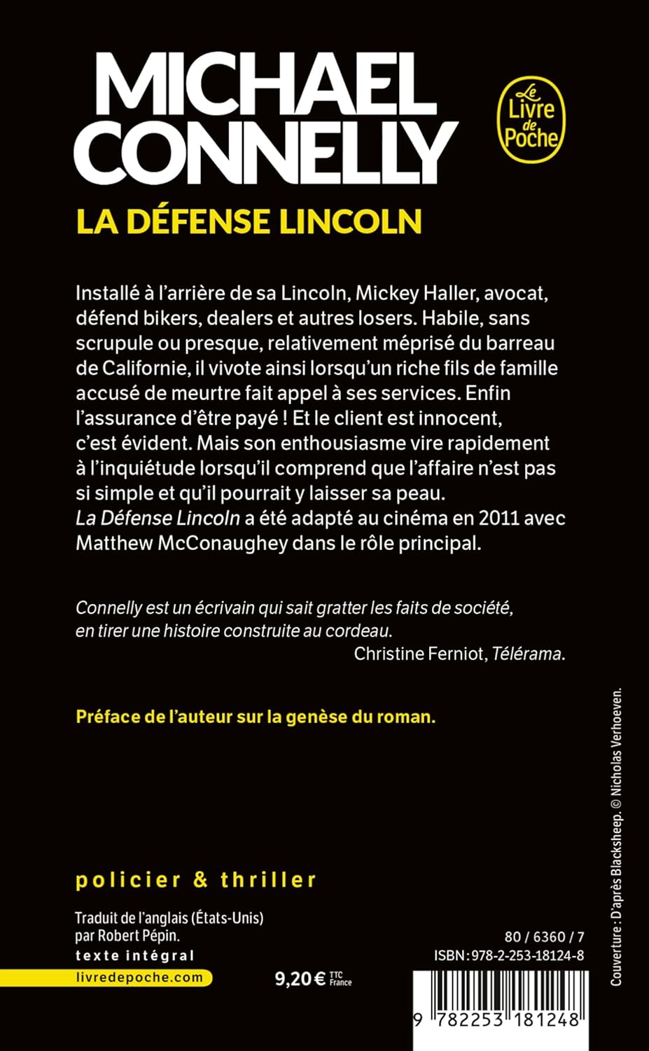 La défense Lincoln (Michael Connelly)