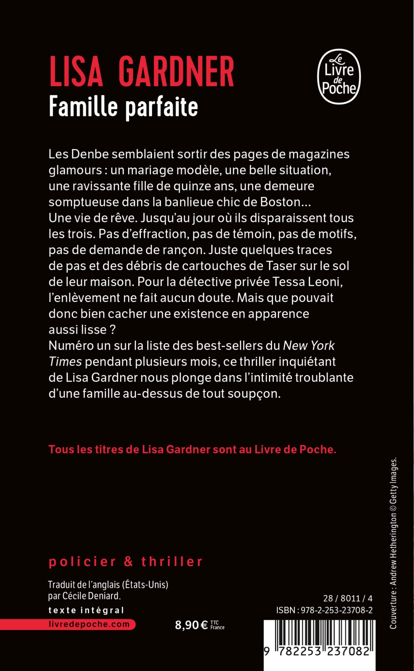 Livre Famille parfaite (Lisa Gardner) (Livre d'occasion) - ISBN 2253237086