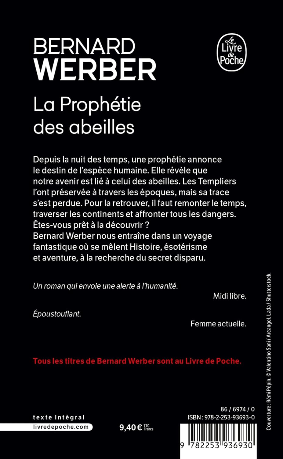 Livre La prophétie des abeilles - Bernard Werber (Livre d'occasion) - ISBN 2253936936