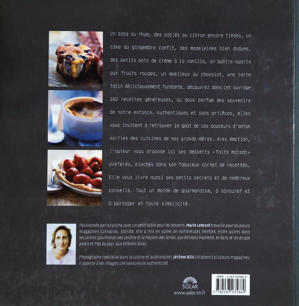 Livre Douceurs d'antan - Marie Leteuré (Livre d'occasion) - ISBN 2263035869