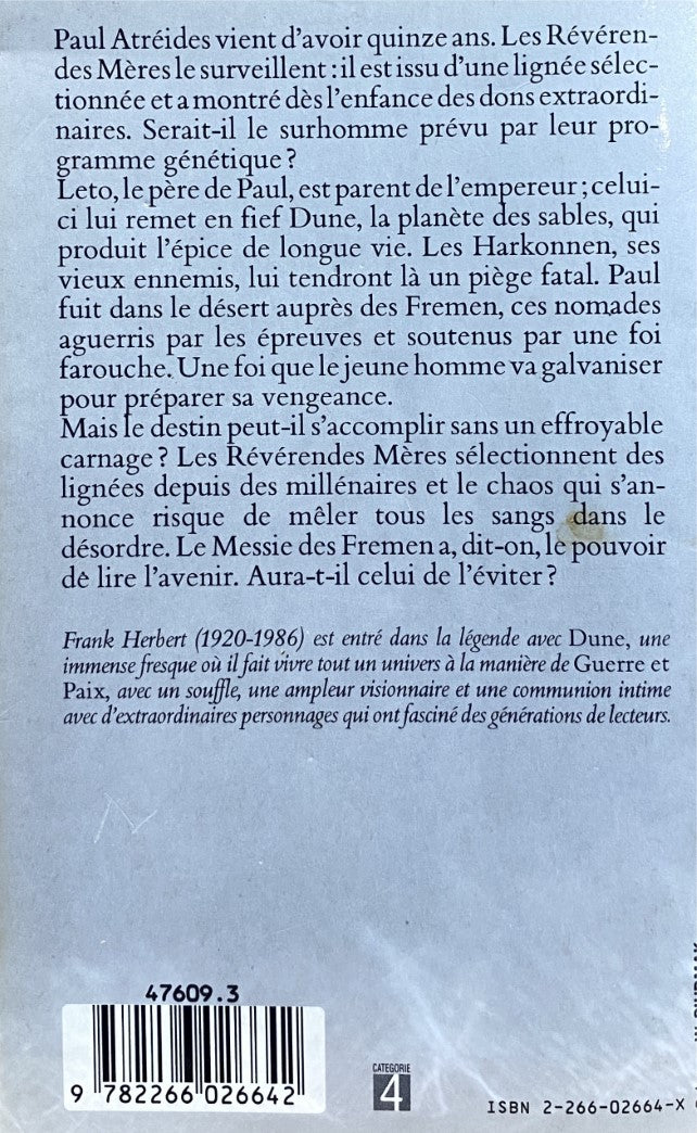 Livre Le cycle de Dune - Frank Herbert (Livre d'occasion) - ISBN 226602664X