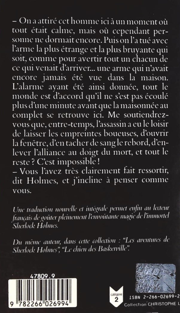 Sherlock Holmes : La vallée de la peur (Conan Doyle)