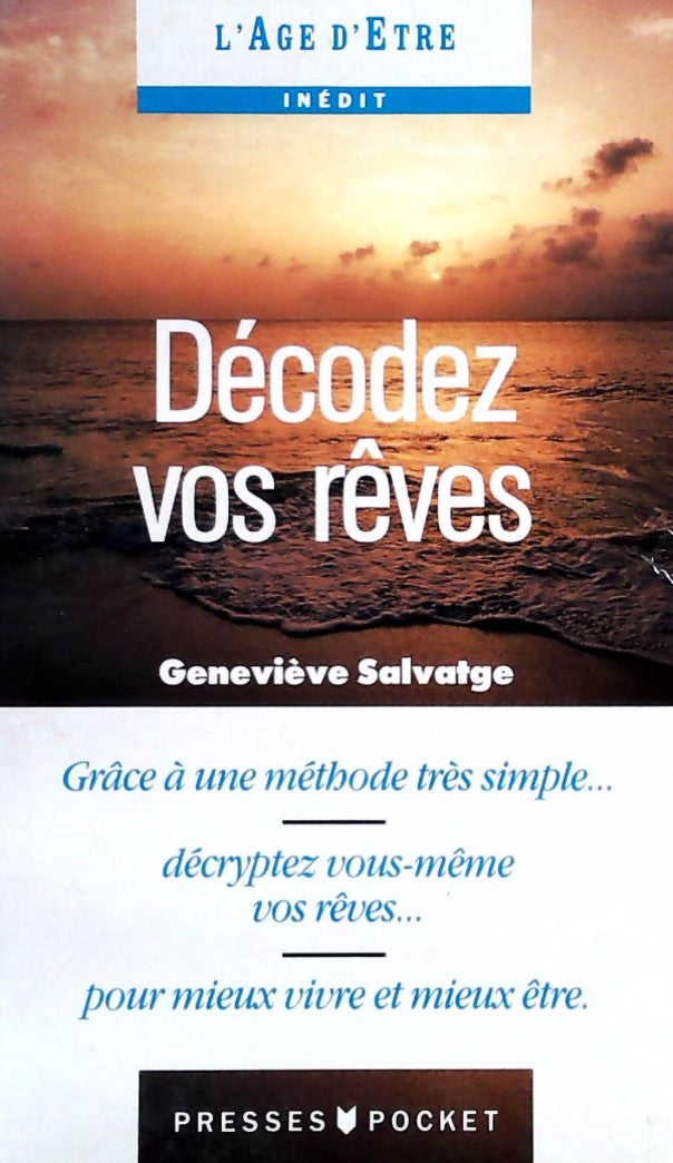 Livre Décodez vos rêves - Geneviève Salvatge (Livre d'occasion) - ISBN 2266045105