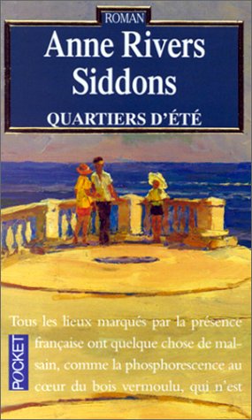 Livre Quartiers d'été - Anne Siddons (Livre d'occasion) - ISBN 2266070282
