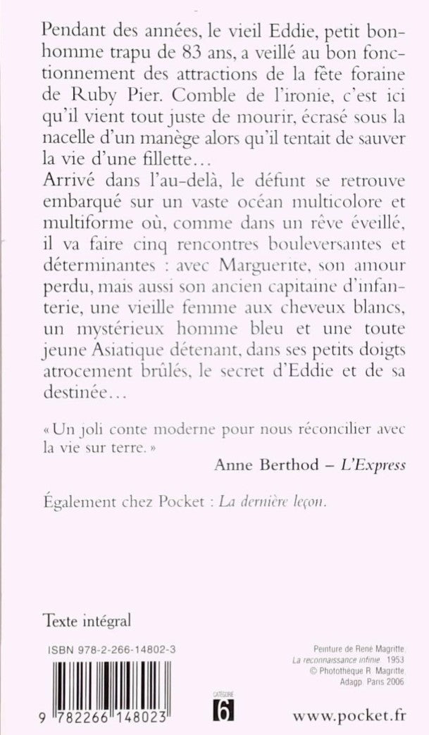 Livre Les cinq personnes que j'ai rencontrées là-haut - Mitch Albom (Livre d'occasion)