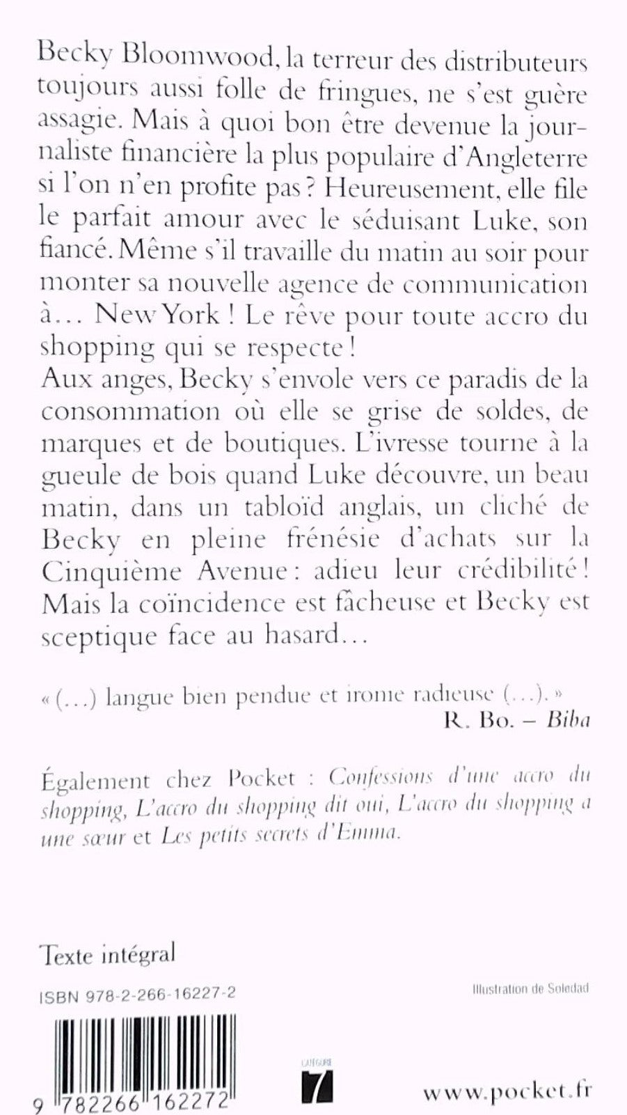 Livre L'accro du shopping à Manhattan - Sophie Kinsella (Livre d'occasion) - ISBN 2266162276