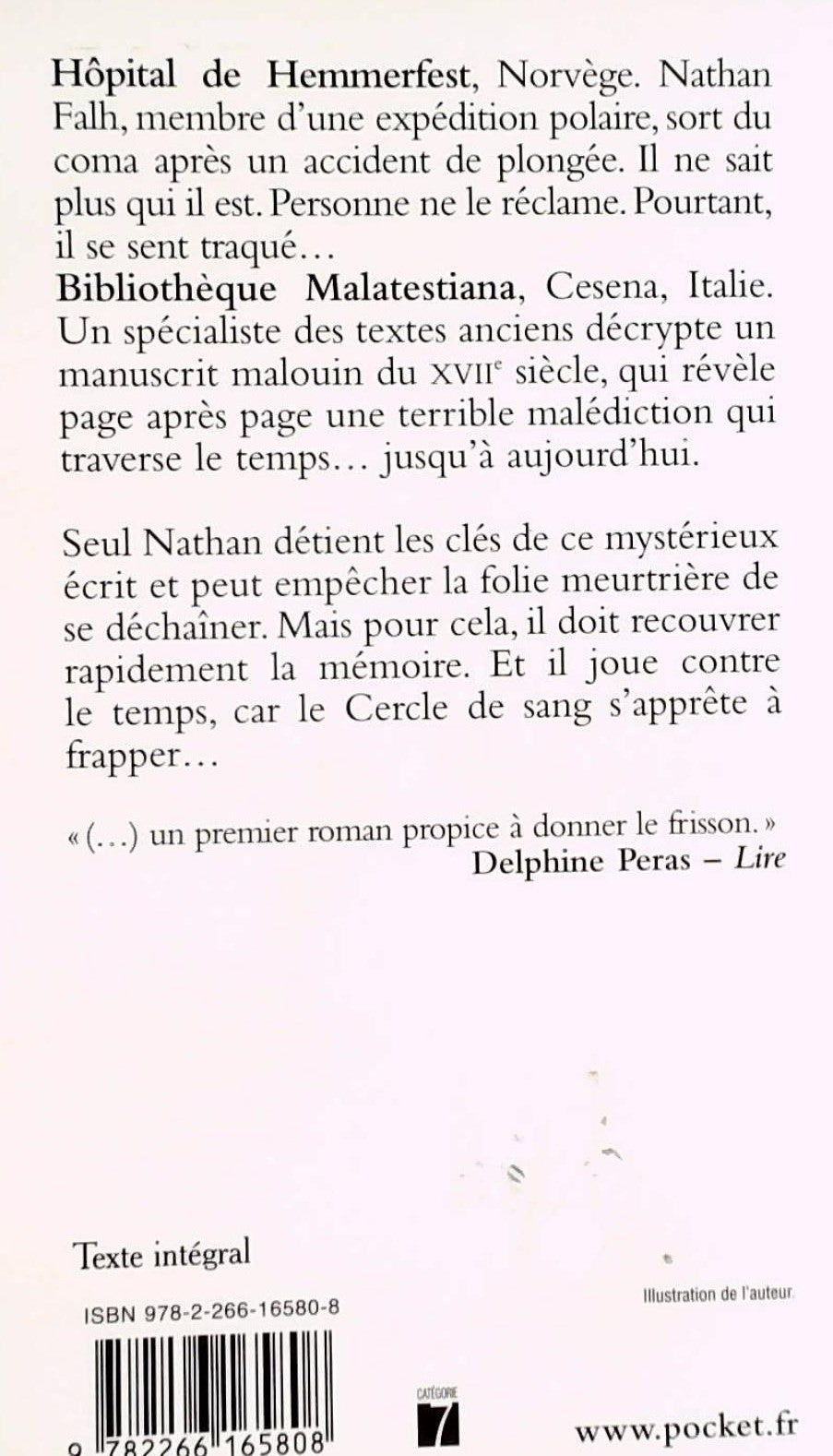 Livre Le cercle de sang (Jérôme Delafosse) (Livre d'occasion) - ISBN 2266165801