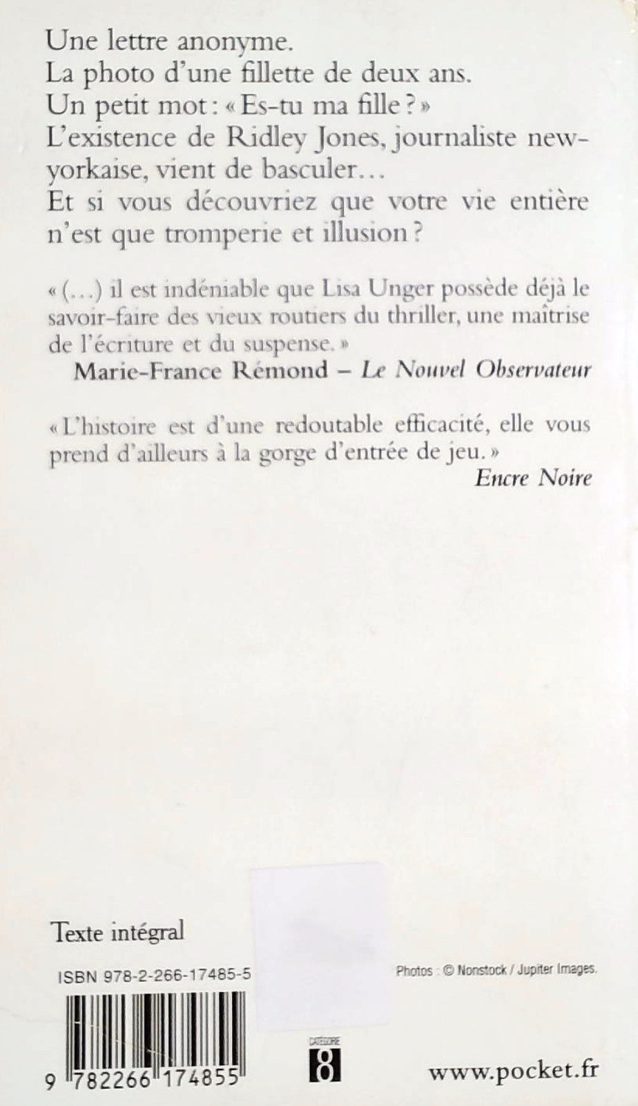 Livre Cours, ma jolie - Lisa Unger (Livre d'occasion) - ISBN 2266174851