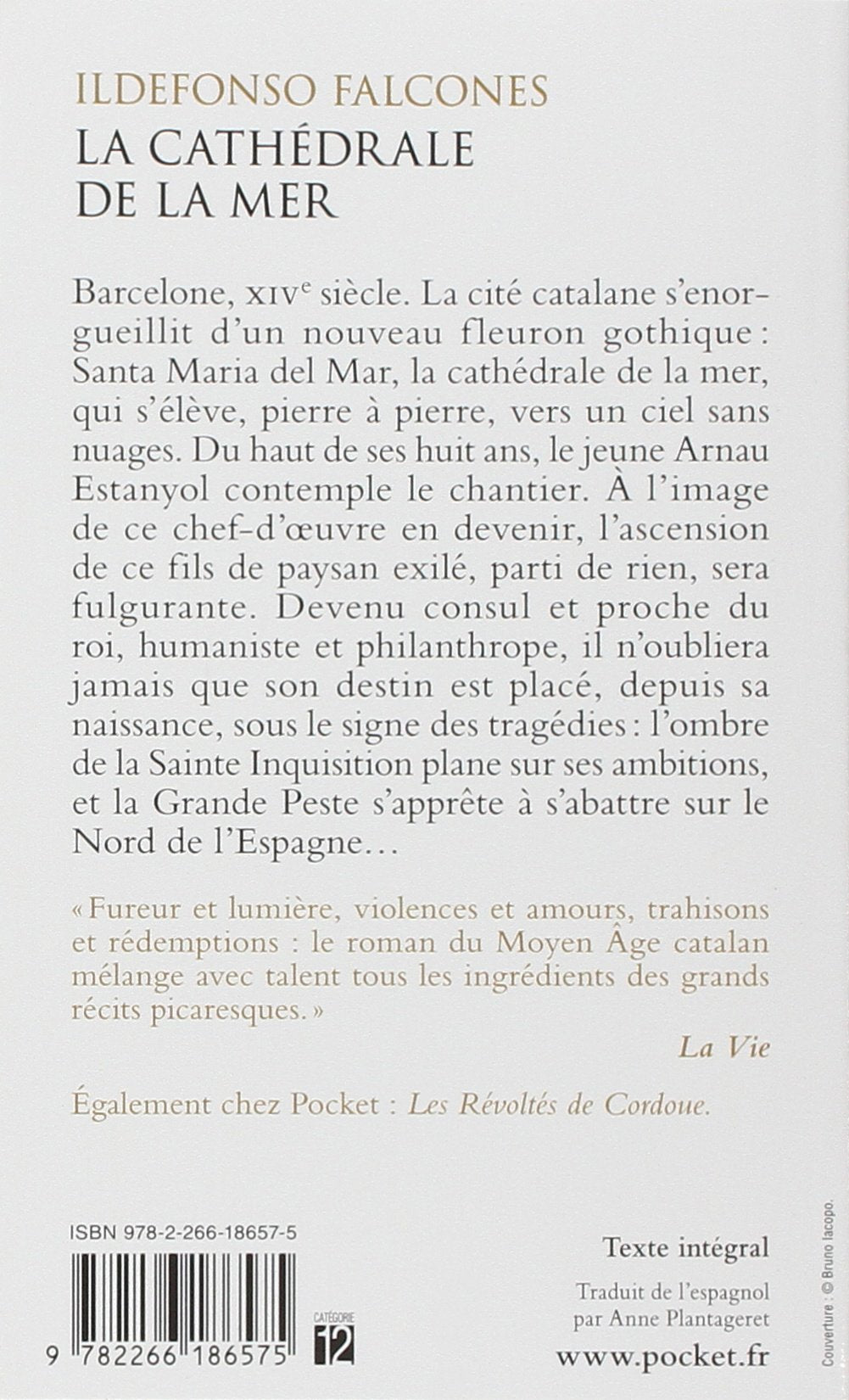 Livre La cathédrale de la mer (Ildefonso Falcones) (Livre d'occasion) - ISBN 2266186574