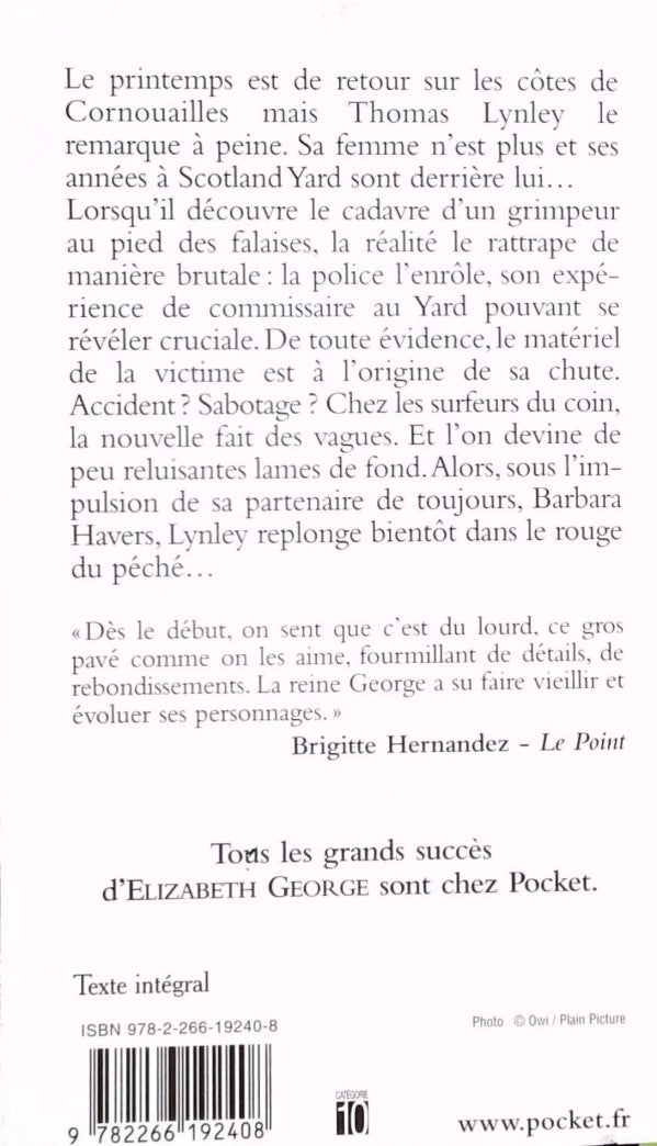 Livre Le rouge du péché (Elizabeth George) (Livre d'occasion) - ISBN 226619240X