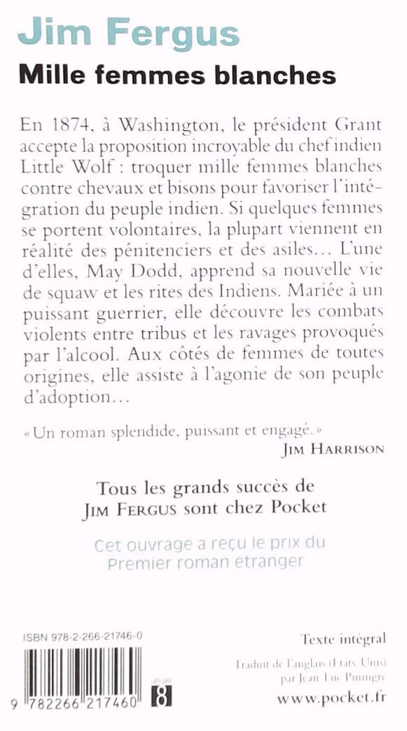 Livre Mille femmes blanches - Jim Fergus (Livre d'occasion) - ISBN 2266217461