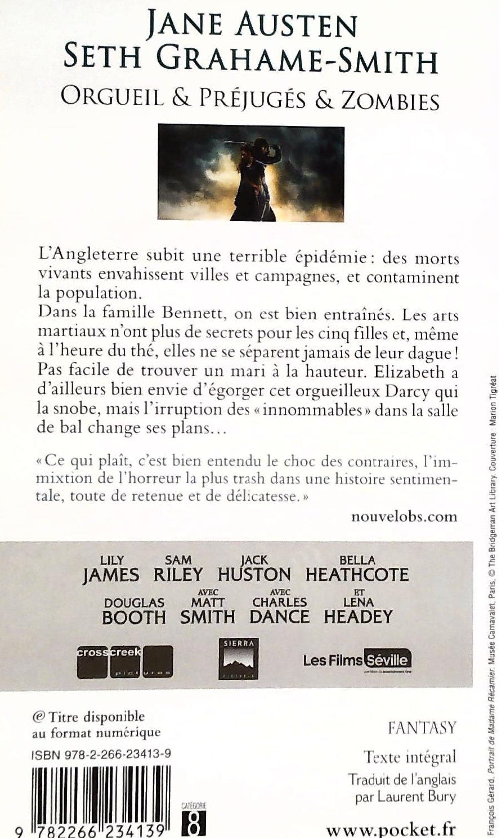 Livre Orgueil & Préjugés & Zombies (Jane Austen, Seth Grahame-Smith) (Livre d'occasion) - ISBN...