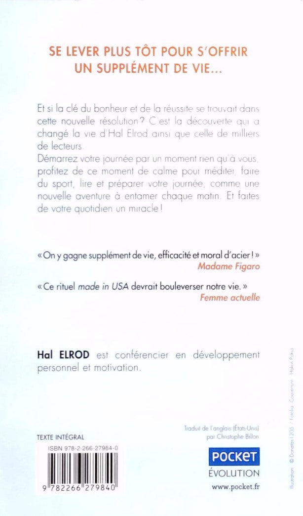 Livre Tout se joue avant 8:00 : Offrez-vous un supplément de vie! (Hal Elrod) (Livre d'occasion)...