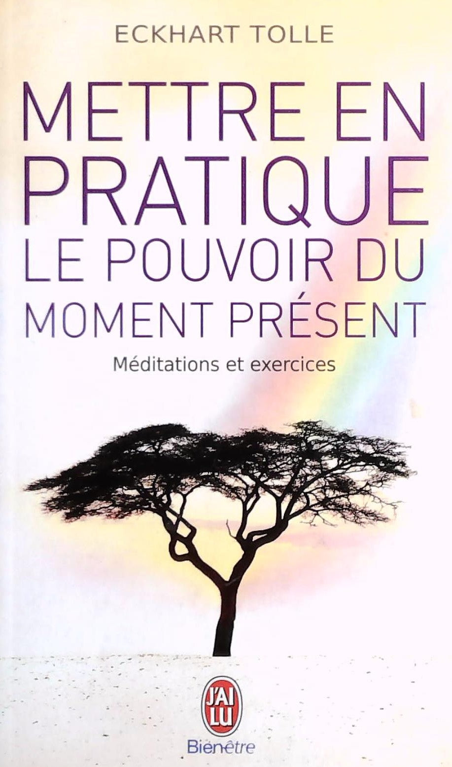 Livre Mettre en pratique le pouvoir du moment présent : Méditation et exercices (Eckhart Tolle)...