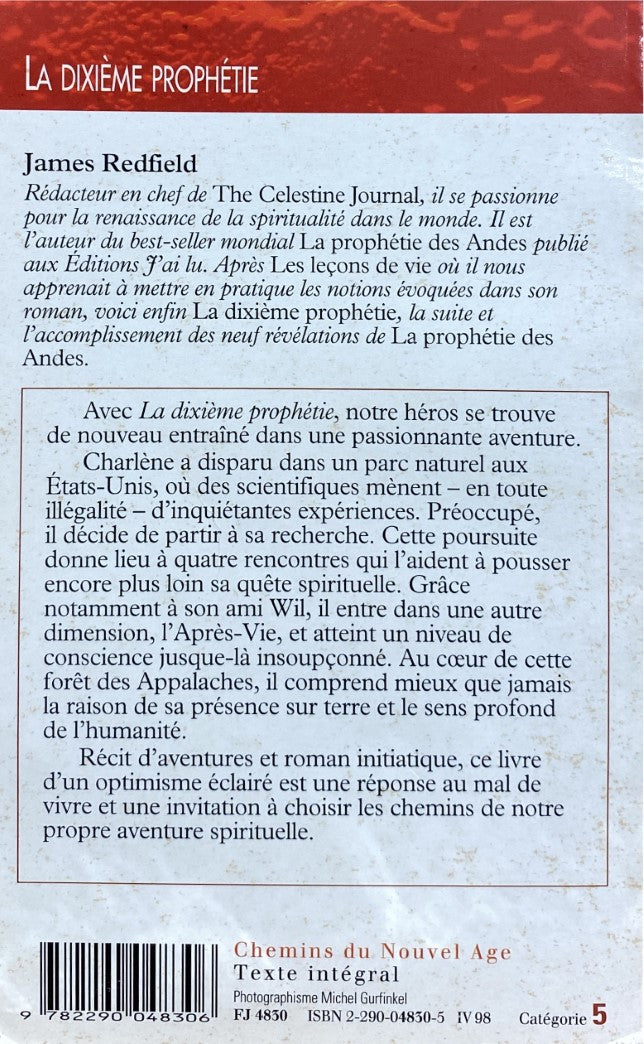 Aventure secrète # 4830 : La dixième prophétie - La suite de La prophétie des Andes (James Redfield)