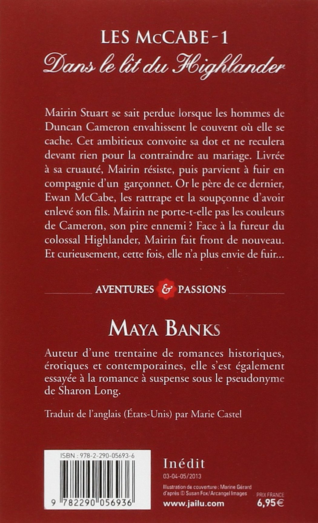 Livre Les McCabe # 1 : Dans le lit du Highlander - Maya Banks (Livre d'occasion) - ISBN 2290056936