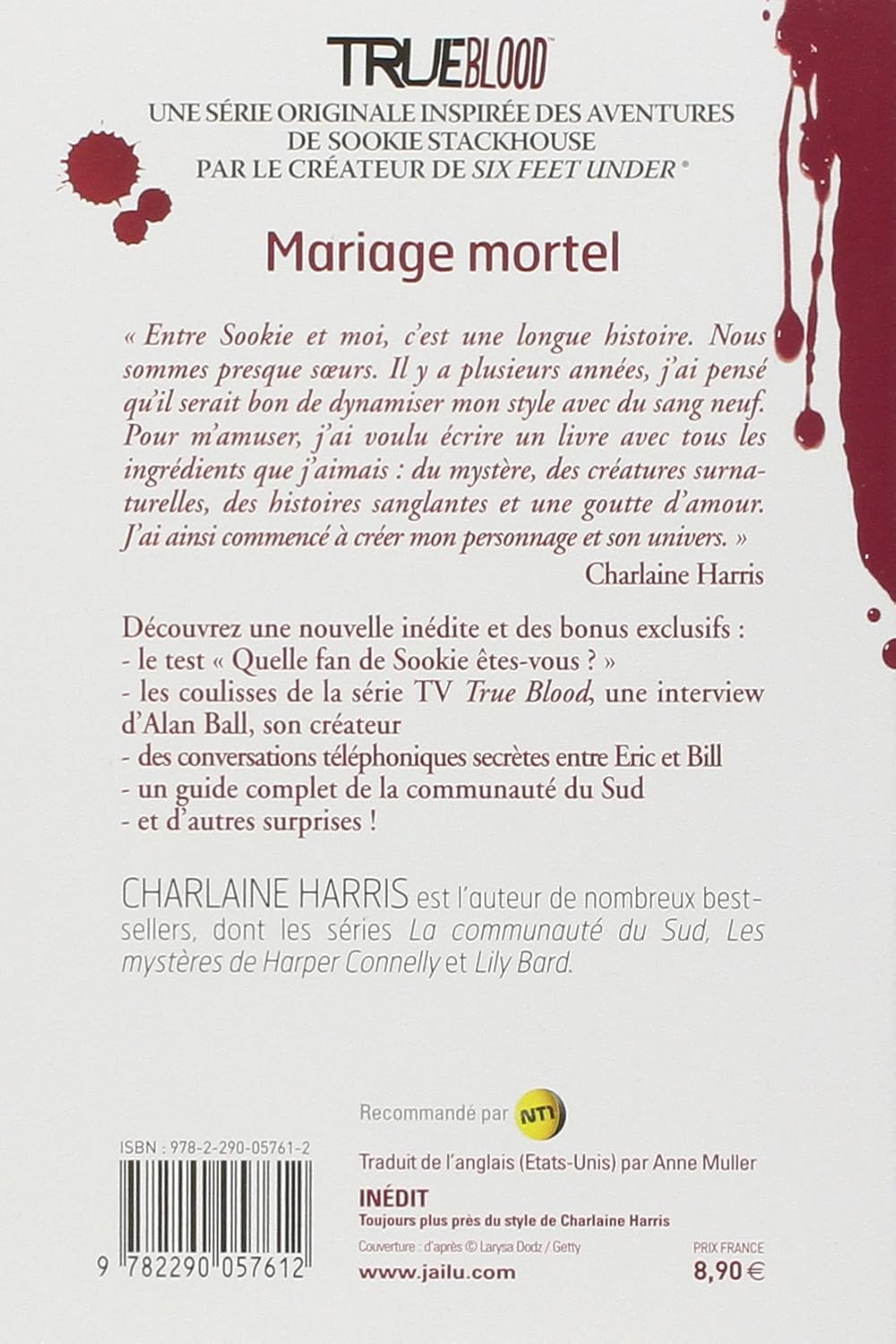 Livre Mariage mortel - Charlaine Harris (Livre d'occasion) - ISBN 2290057614